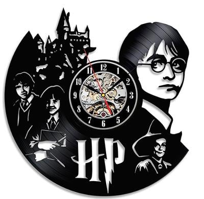 Harry Potter - nástěnné hodiny vinyl