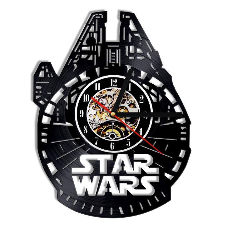 التصالح برية غريب  Star Wars - nástěnné hodiny vinyl | Aukro