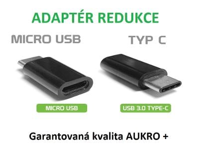 Adaptér redukce přechodka microUSB na USB C