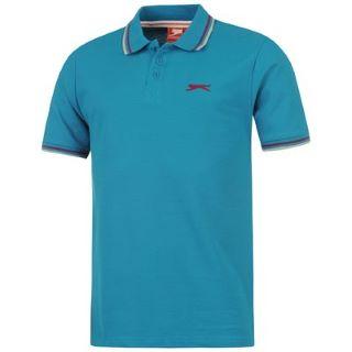 Pánské modré polo tričko Slazenger, velikost M