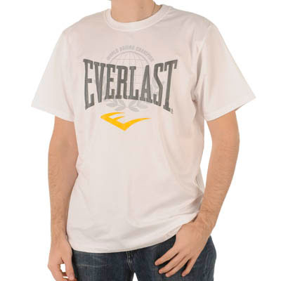 Pánske biele tričko EVERLAST, veľkosť XL - Pánske oblečenie