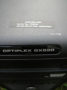 Značkový počítač DELL OptiPlex GX620 netestovaný