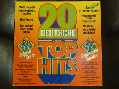 LP 20 DEUTSCHE TOP HITS 1977 // jako nová // GRAMOFONOVÁ DESKA