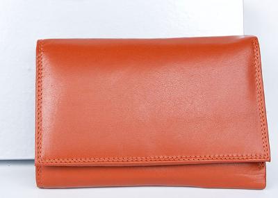 Oranžová kvalitná kožená peňaženka Corsi + ďalšie kožené peňaženky
