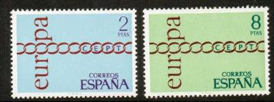 Španělsko 1971 Evropa CEPT Mi# 1925-26 0004