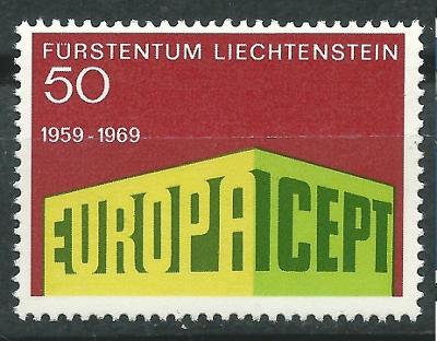 Lichtenštajnsko 1969 Európa CEPT Mi# 507 0052