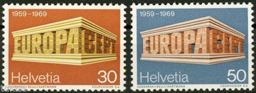 Švýcarsko 1969 Evropa CEPT Mi# 900-01 0053