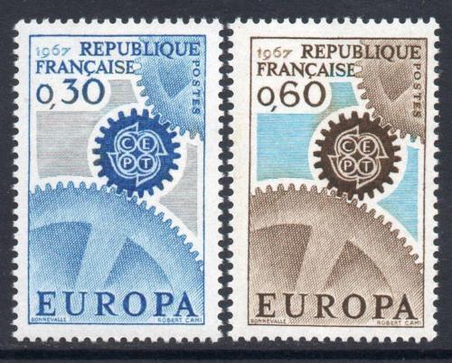 Francie 1967 Evropa CEPT Mi# 1378-79 0056 - Známky