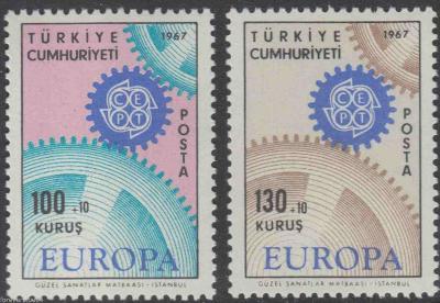 Turecko 1967 Evropa CEPT Mi# 2044-45 0057