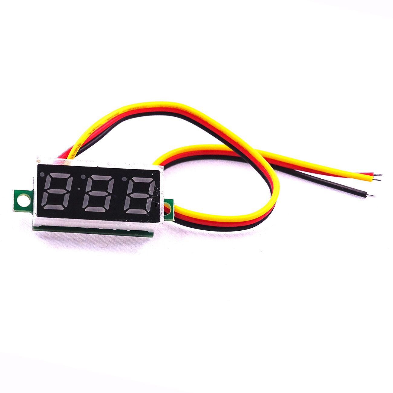 digitální voltmetr mini 0-100V 23x10 zelený - Elektro