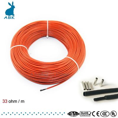 10m topný kabel 12K 33ohm infračer uhlík vlákn 3mm