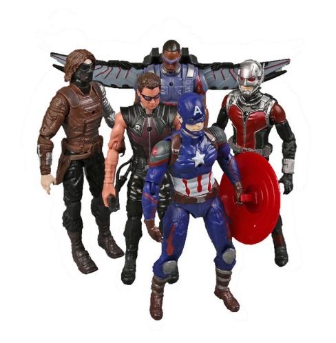 Captain America 3 - sada 5 ks figurek 16 cm Hawkeye - Sběratelství
