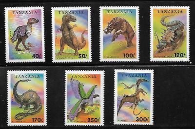 TANZÁNIE 1767-73 Dinosauři 1994 kompletní serie*