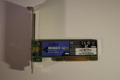 Síťová karta Linksys WMP54G Wireless G 2.4GHz PCI 