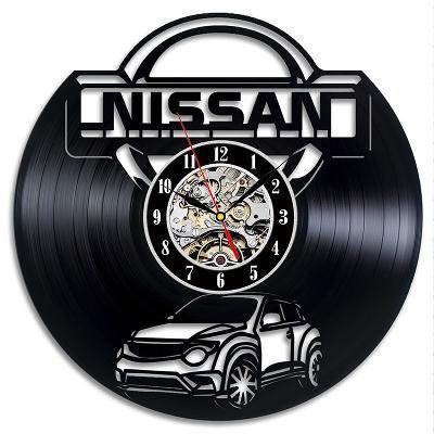 Nissan - nástěnné hodiny vinyl