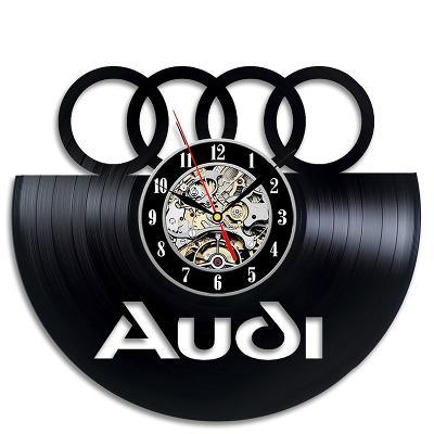 Audi - nástěnné hodiny vinyl