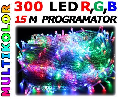 Stromky 300 LED vícebarevný Nové