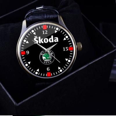 Škoda Auto logo - hodinky kožený pásek