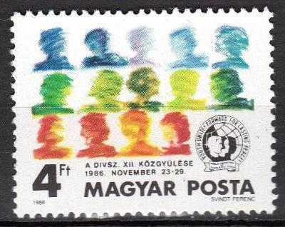 Maďarsko 1986 Kongres mládeže Mi# 3847 0333