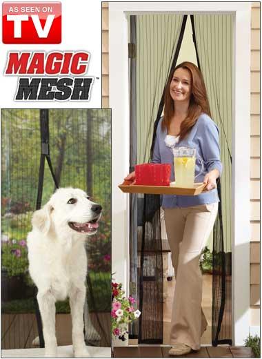 Magic mesh magnetická síť na dveře proti hmyzu 0110