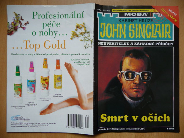 John Sinclair - Kabinet hrôzy č.65 - Smrť v očiach - Knihy