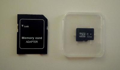 Micro SD karta SDHC 32GB Class 10 paměťová karta + adaptér
