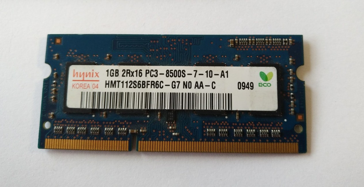 Pamäť do NB Hynix 1GB DDR3 1066Mhz SO-DIMM - Notebooky, príslušenstvo