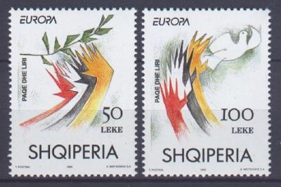 Albánie 1995 Evropa CEPT Mi# 2556-57 0061