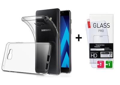 Tvrzené ochranné sklo + průhledný zadní kryt pro Samsung Galaxy Ace 4