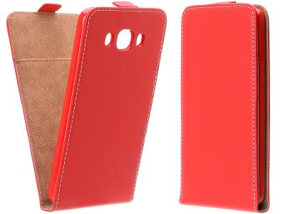 Flipové červené svislé pouzdro obal FLEXI pro Huawei Y5 II/Y5 2
