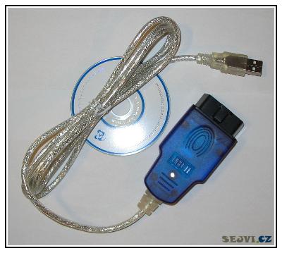 Diagnostický kabel KKL-USB, OBD2, kompatibilní s VAG-COM