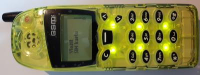 Kryt neoriginál Nokia 5110 nový design Průhledný žlutý