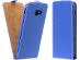 Flipové modré svislé pouzdro obal FLEXI pro Lumia 640 - undefined