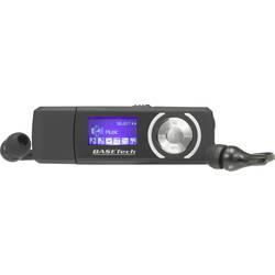 MP3 přehrávač + FM rádio, černý na microSD kartu Basetech (7z)
