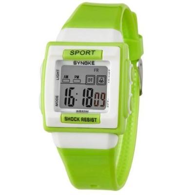 Dětské digitální hodinky značky Synoke - zelené