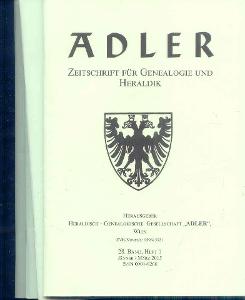Adler - Zeitschrift für Genealogie und Heraldik 2015-2016