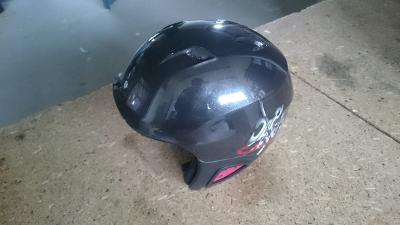 Helma na lyže - černá 49-52cm