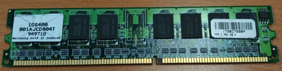 Pamäť do PC NONAME 1GB DDR 400Mhz - Počítače a hry
