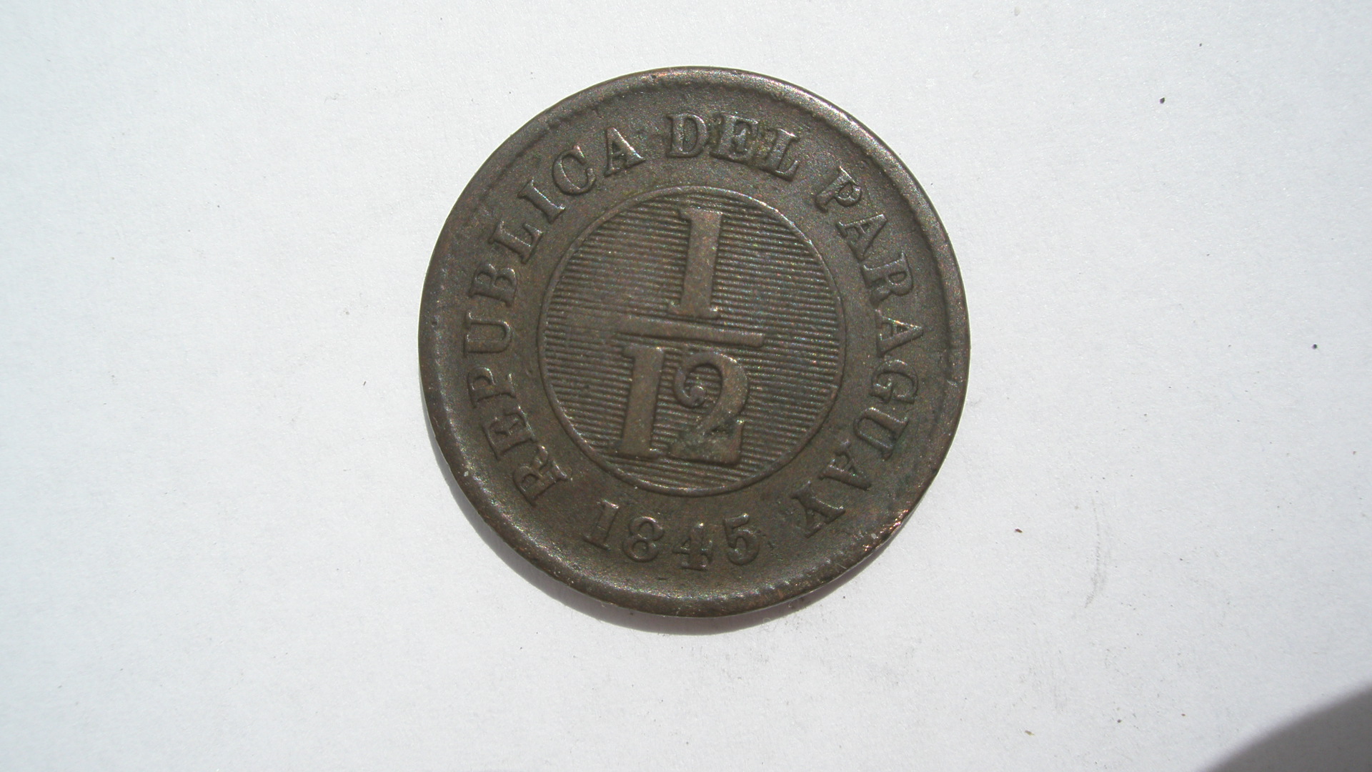 Paraguaj 1/12 1845 - Zberateľstvo