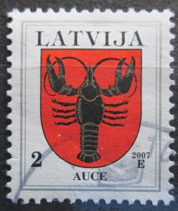 Lotyšsko 2007 Znak Auce Mi# 421 D IX 0121