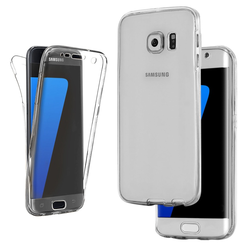 Obojstranné silikónové transparentné púzdro Samsung Galaxy J6 2018 - undefined