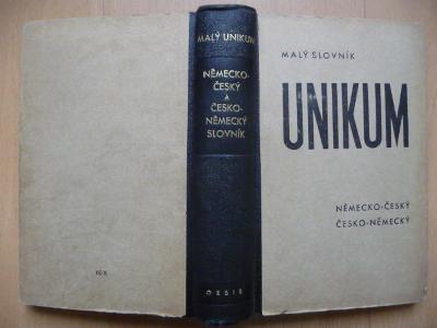 Malý Německo-český a Česko-německý slovník Unikum - Orbis 1943
