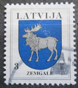 Lotyšsko 2007 Znak Zemgale Mi# 372 D X 0122
