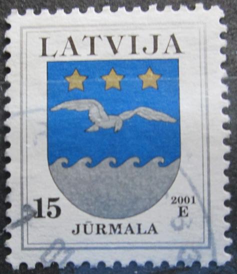 Lotyšsko 2001 Znak Jurmala Mi# 522 II 0122 - Známky