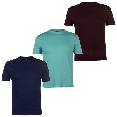 Pánské modré, tmavě modré a fialové tričko (3 kusy) , vel. 2XL (XXL)