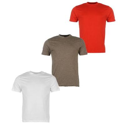 Pánské červené, šedé a bílé tričko (3 kusy) , velikost 4XL (XXXXL)