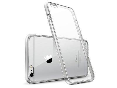 Průhledný tenký ohebný zadní kryt transparentní obal pro iPhone 8