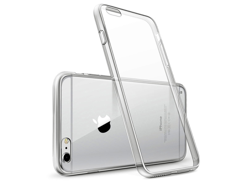 Průhledný tenký ohebný zadní kryt transparentní obal pro iPhone 8 - undefined