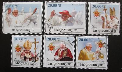 Mozambik 2009 Papež Benedikt XVI Mi# 3343-48 0534