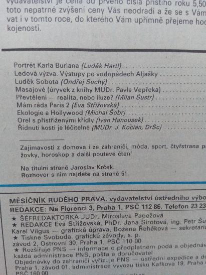 Magazín Co vás zajímá 12/1989-Jaroslav Krček, Luděk Sobota,čokoládovny